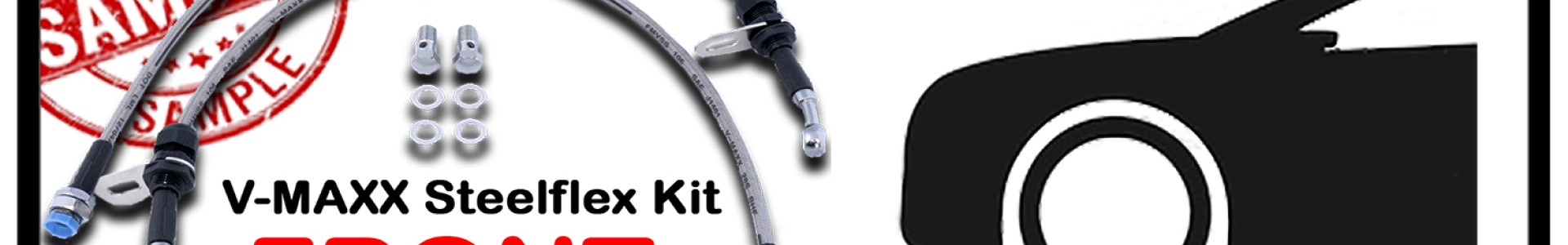 28S BHF 370 / V-MAXX Steelflex  Remleidingen / L = 370mm (Kit = 2 pcs)
