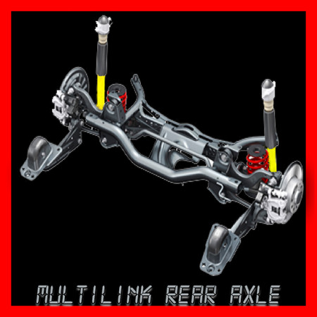 70 HR 104 / X-SPORT Premium ACHTER Schokdemper Schroefset: 70 AV 42 / 70 AV 43 / 70 AV 45  (=Multi-link-rear-suspension)  (1 St.)